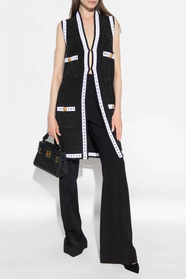 Balmain Lange vest Zwart Dames