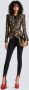 Balmain Grain de poudre form-hugging stretch trousers Zwart Dames - Thumbnail 2