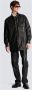 Balmain Shirtjack van lamsleer Zwart - Thumbnail 4