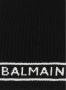 Balmain Logo geborduurde wollen muts Zwart Dames - Thumbnail 2
