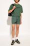 Balmain Katoenen T-shirt met logoprint Green Heren - Thumbnail 2