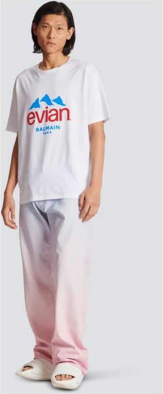 Balmain x Evian Loose jeans Meerkleurig Heren