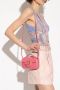 Balmain Mini gladleren tas met B-sluiting Pink Dames - Thumbnail 3