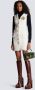 Balmain Mini-jurk met V-hals Wit - Thumbnail 4