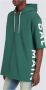 Balmain Sweatshirts Oversized ecodesigned katoenen hoodie met logoprint White Green Heren - Thumbnail 7