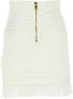 Balmain Elegante kokerrok met kreukels White Dames - Thumbnail 2