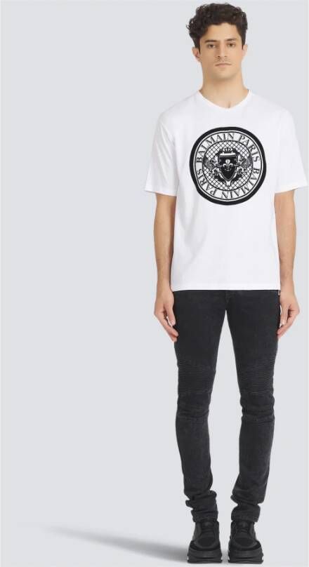 Balmain Polo Shirts Wit Heren