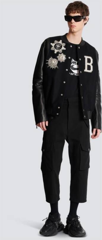 Balmain T-shirt met logoprint Zwart - Foto 5