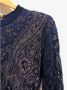 Balmain Pre-owned Blauwe Stretch Viscose Openwork Jurk Blue Dames - Thumbnail 2