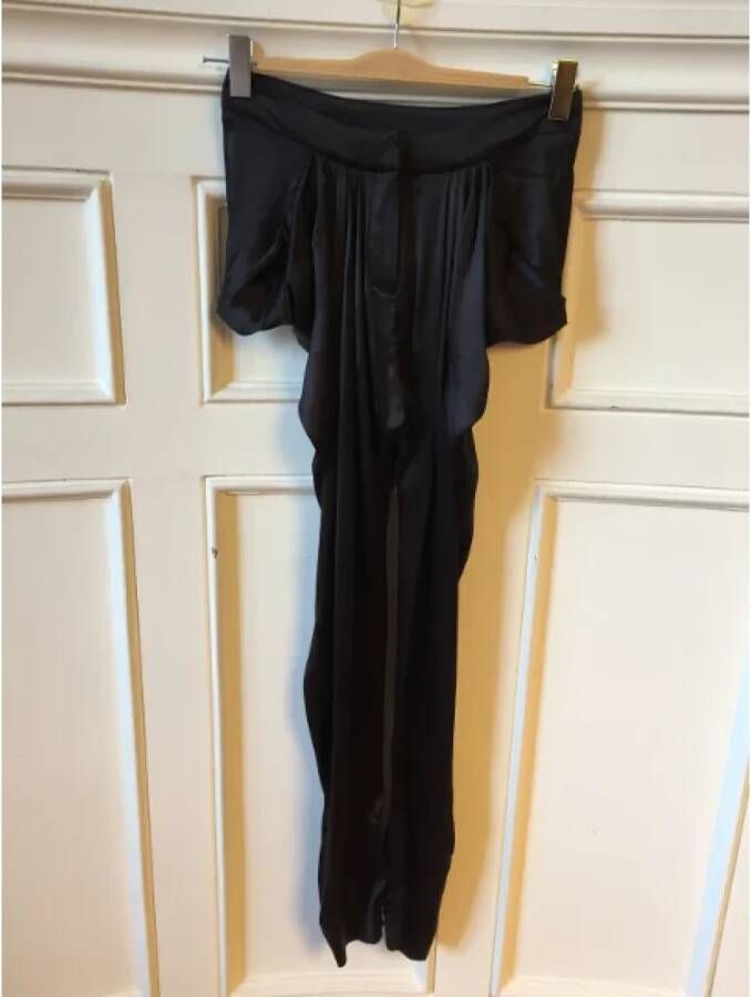 Balmain Pre-owned Fabric bottoms Zwart Dames