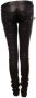Balmain Pre-owned Lederen motorbroek Zwart Dames - Thumbnail 2