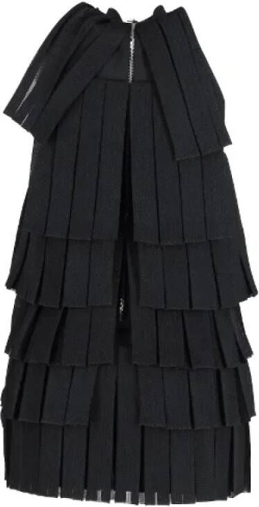 Balmain Pre-owned Polyester dresses Black Dames
