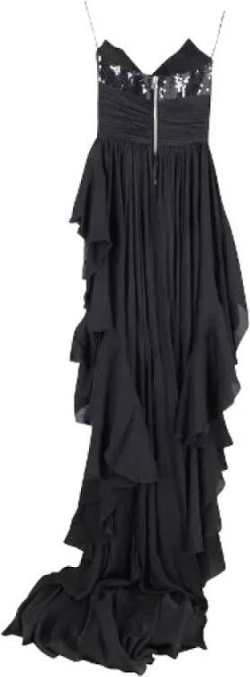 Balmain Pre-owned Silk dresses Zwart Dames