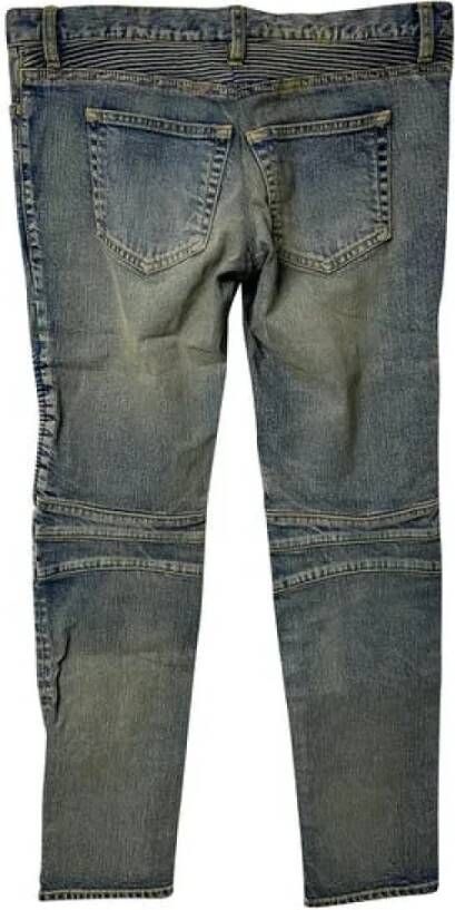 Balmain Pre-owned Voldoende katoenen jeans Bruin Dames