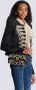 Balmain Sac Pochette B-Buzz 23 van fluweel en parels Black Dames - Thumbnail 2