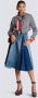Balmain Blouse met monogram print Blauw - Thumbnail 2
