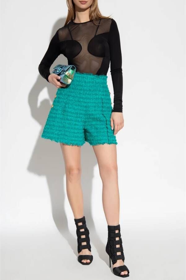Balmain Shorts Groen - Foto 2