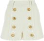 Balmain Elegante Witte Korte Shorts White Dames - Thumbnail 2