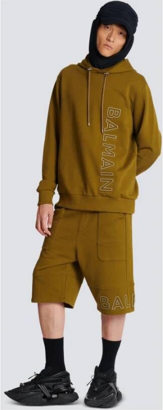 Balmain Shorts Groen Heren