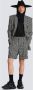 Balmain Bermuda en laine à monogramme Black Heren - Thumbnail 5
