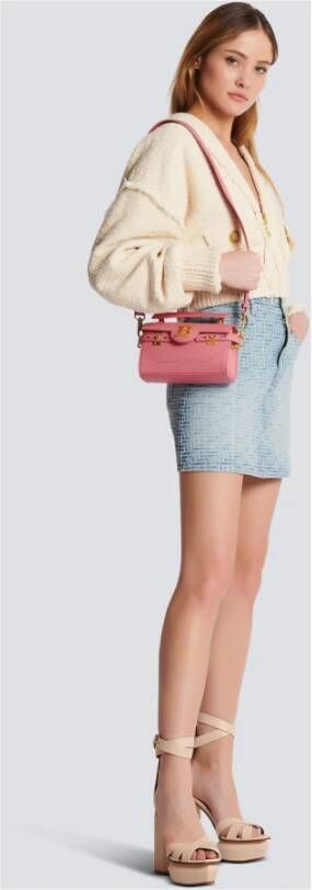 Balmain B-Buzz 19 schoudertas Roze - Foto 5