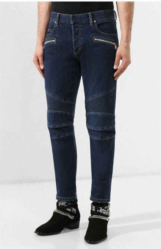 Balmain Skinny jeans Blauw Heren