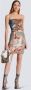 Balmain Hemels bedrukte canvas rok met veters Meerkleurig Dames - Thumbnail 4
