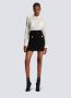 Balmain Korte gebreide rok Zwart Dames - Thumbnail 3