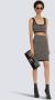 Balmain bicolor jacquard gebreide rok Multicolor Dames - Thumbnail 2