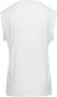 Balmain Witte Mouwloze Tanktop met Ronde Hals en Goudkleurige Knoopdetail White Dames - Thumbnail 4