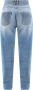 Balmain Geëmbosseerde Monogram Slim-fit Jeans Blauw Heren - Thumbnail 2