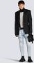 Balmain Katoenen slim-fit jeans met bandjes Blauw Heren - Thumbnail 2