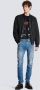 Balmain Slim-fit denim jeans met metalen details Blue Heren - Thumbnail 3