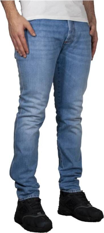 Balmain Slim-Fit Jeans Blauw Heren