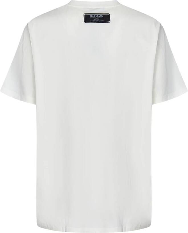 Balmain Stijlvolle T-shirts en Polos Wit Heren