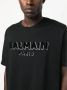 Balmain Gestructureerd Crew Neck T-Shirt Zwart XS Black Heren - Thumbnail 3