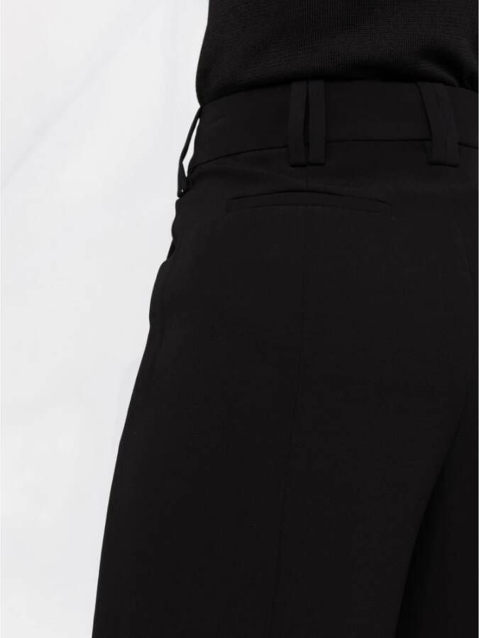 Balmain Stijlvolle Noir Wollen Broek Zwart Dames