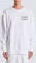 Balmain Sweatshirt met rubberen patch White Heren - Thumbnail 2