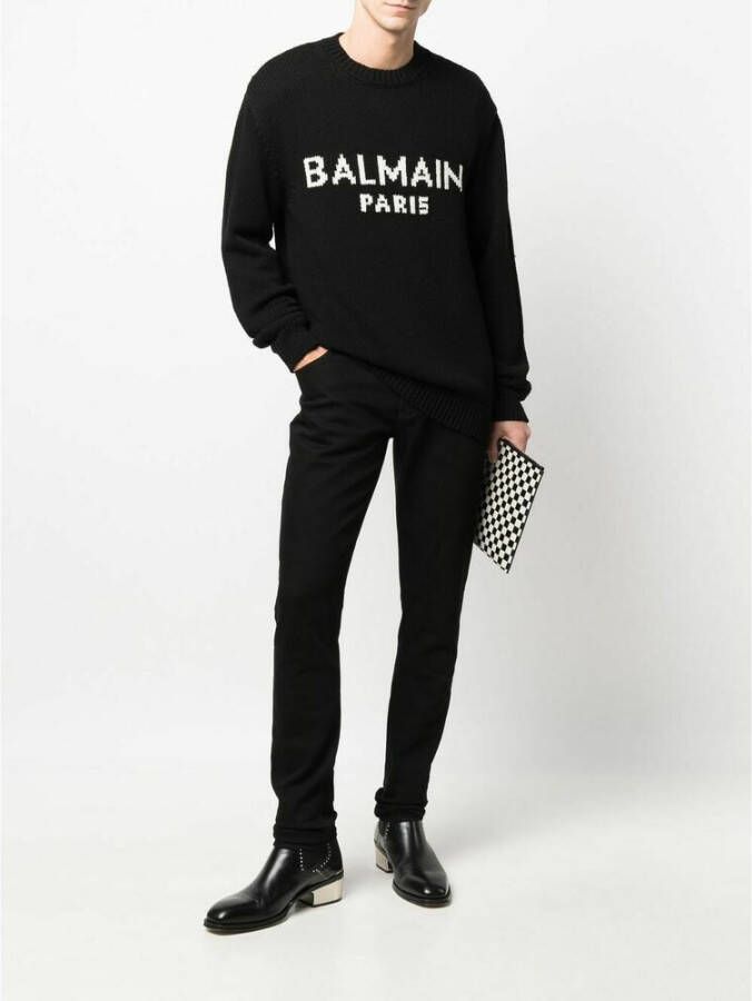 Balmain Sweater Zwart Heren