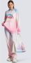 Balmain x Evian hoodie met kleurverloop Roze - Thumbnail 2
