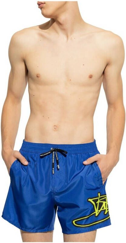 Balmain Zwemshorts Blauw Heren