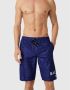 Balmain Logo Surfer Zwemshorts Blauw Heren - Thumbnail 2