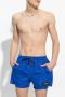 Balmain Blauwe Casual Zwemkleding Polyester Boxer Blue Heren - Thumbnail 2