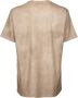 Balmain Duurzaam Katoenen T-shirt met Woestijnthema Beige Heren - Thumbnail 4