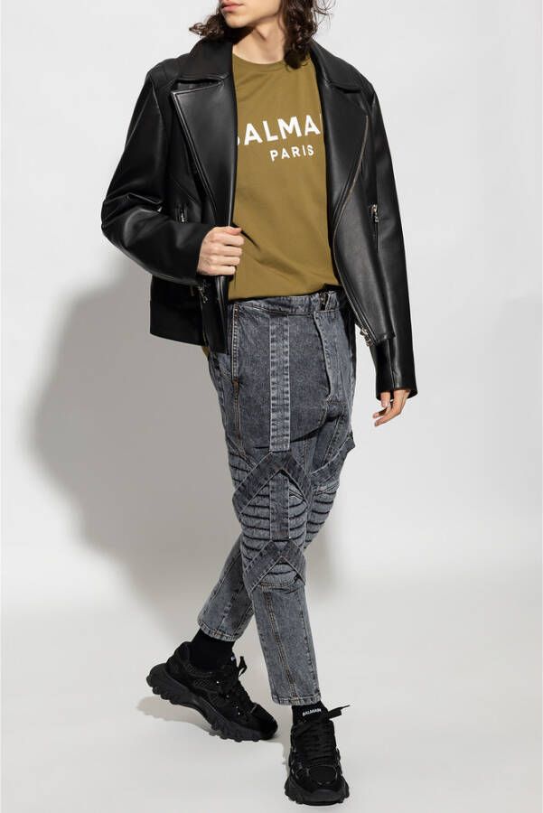 Balmain t-shirt Groen Heren