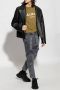 Balmain Eco-verantwoord katoenen T-shirt met logo print Groen Heren - Thumbnail 4