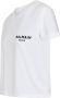 Balmain Logo Grafische Katoenen T-shirt White Dames - Thumbnail 4