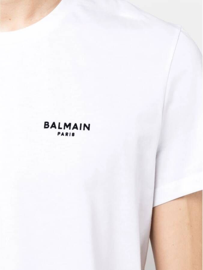 Balmain T-Shirts Wit Heren