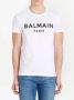 Balmain T-shirt en coton éco-responsable imprimé logo Wit Heren - Thumbnail 3