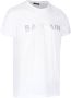 Balmain Eco-ontworpen katoenen T-shirt met Paris logo print. White Heren - Thumbnail 2